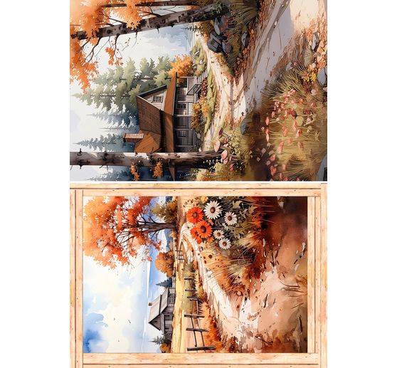 Motief strozijde assortiment "Hallo herfst"", set van 8