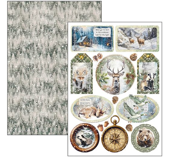 Papier set "Forest Tales"