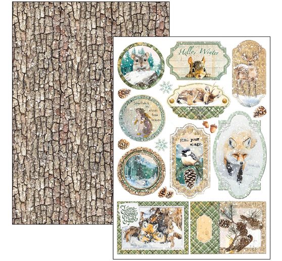 Papier set "Forest Tales"