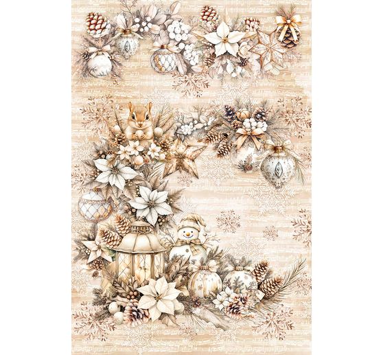 Motief strozijde assortiment "Winter Season", set van 4