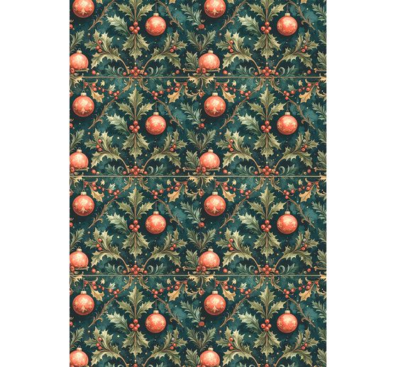 Motief strozijde assortiment "Cosy Christmas", set van 8
