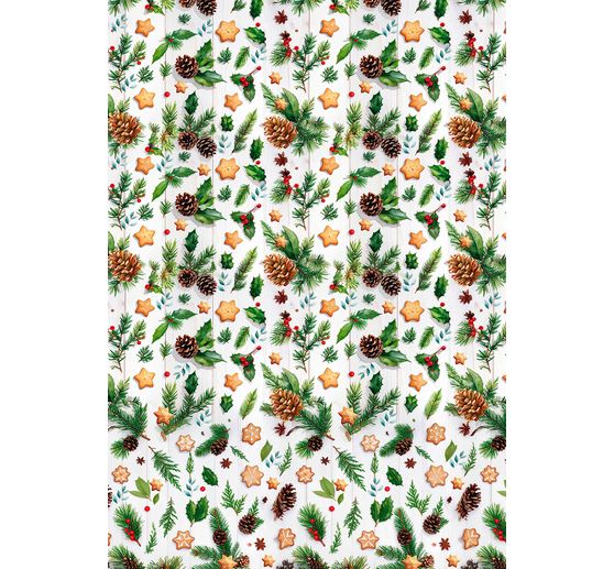Motief strozijde assortiment "Cosy Christmas", set van 8