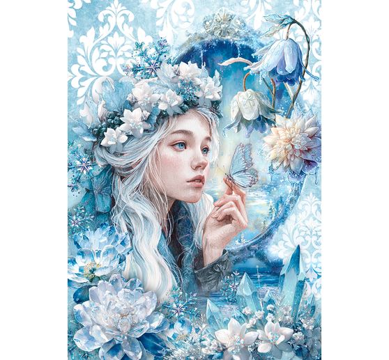 Motief strozijde assortiment "Frozen Land", set van 8