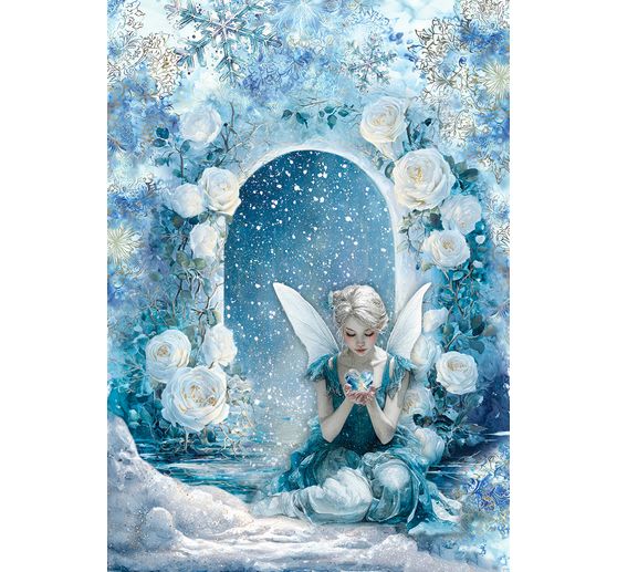 Motief strozijde assortiment "Frozen Land", set van 8