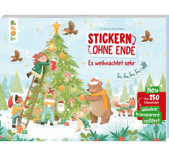 Livre « Stickern ohne Ende - Es weihnachtet sehr »