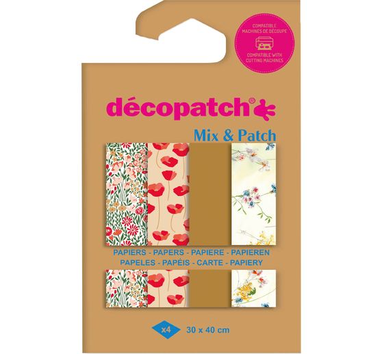 Décopatch Pocket Hot-Foil Collection Mix and Patch "Bloemenweiden"