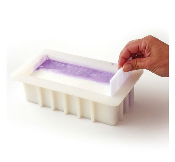 Moule à savon en silicone avec séparateurs