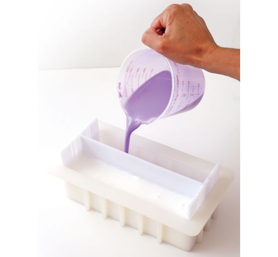 Moule à savon en silicone avec séparateurs