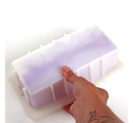 Moule à savon en silicone avec séparateurs