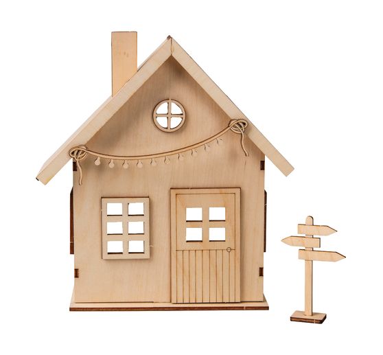Kit de construction en bois « Maison des lutins »
