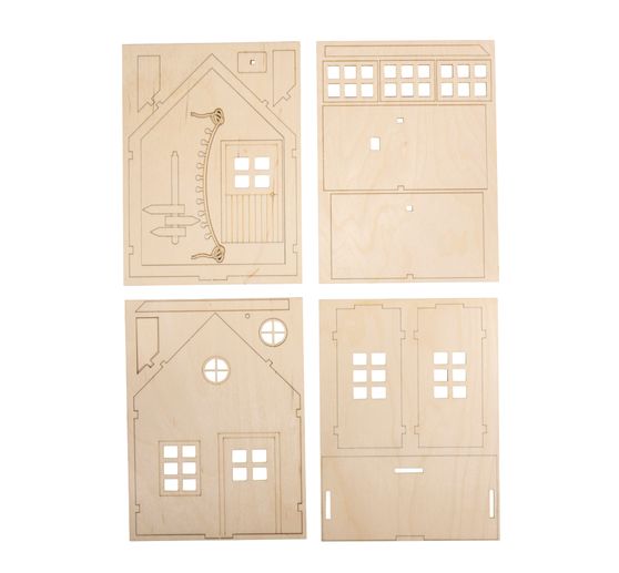 Kit de construction en bois « Maison des lutins »