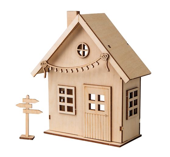 Kit de construction en bois « Maison des lutins »