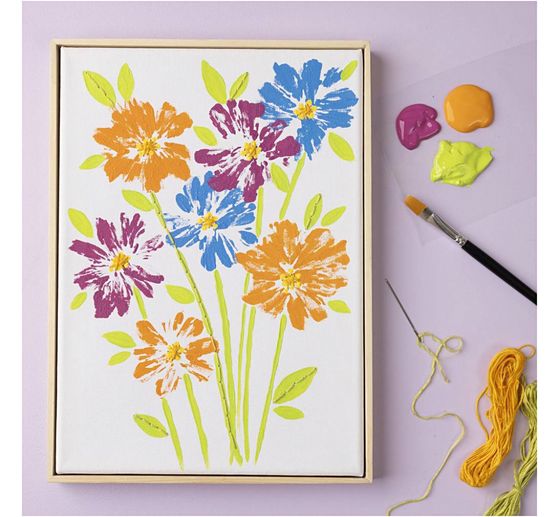 Canvas met lijst, 15,8 x 23,8 cm