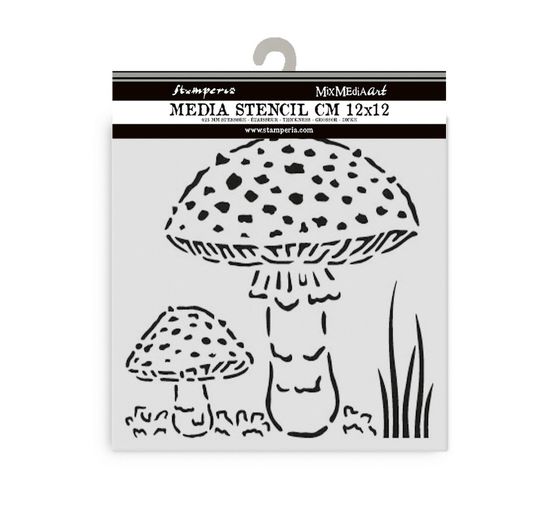Sjabloon "Whispering Woods - Mushrooms"