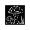 Sjabloon "Whispering Woods - Mushrooms"
