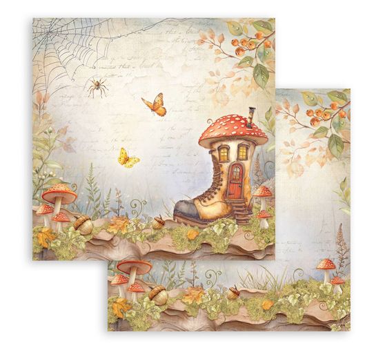 Bloc de papier scrapbooking « Whispering Woods »
