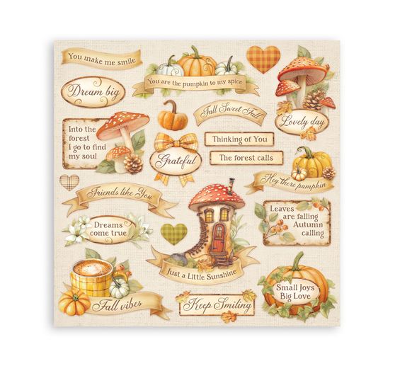 Bloc de papier scrapbooking « Whispering Woods »