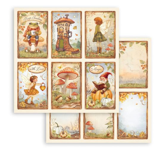 Bloc de papier scrapbooking « Whispering Woods »