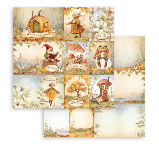 Bloc de papier scrapbooking « Whispering Woods »