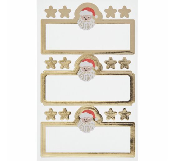 Sticker "Etiketten Santa"