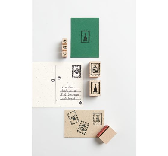 Stempel set "Kerstpost"