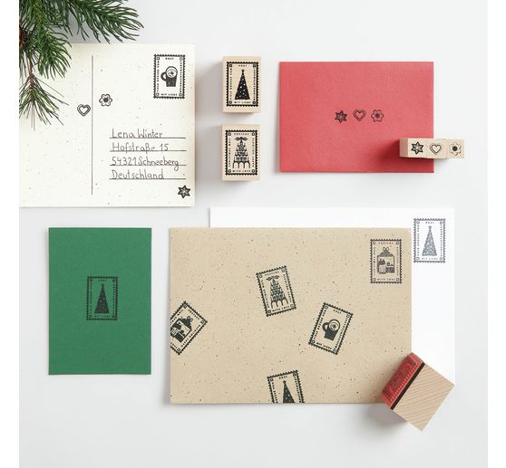 Stempel set "Kerstpost"