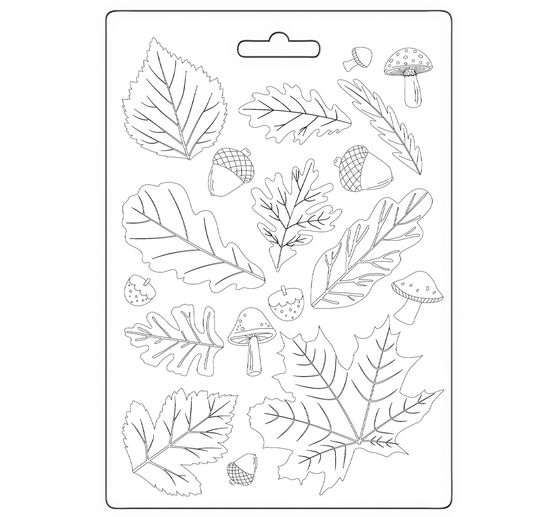 Soft Modellierform A5 "Whispering Woods - Leaves"