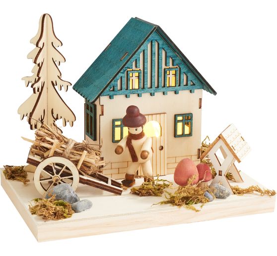 VBS Wooden house scene "Light"
