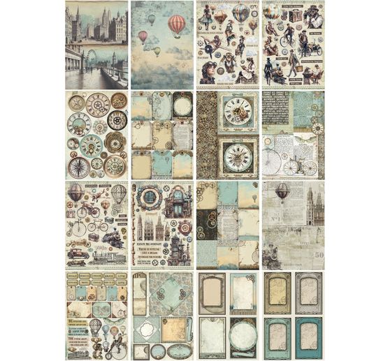 Junk Journal Book « Voyages Fantastiques »