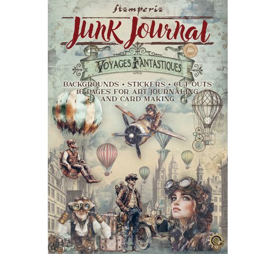 Junk Journal Book « Voyages Fantastiques »