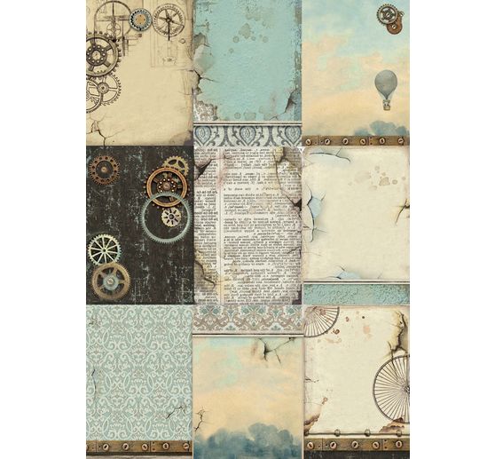 Junk Journal Book « Voyages Fantastiques »