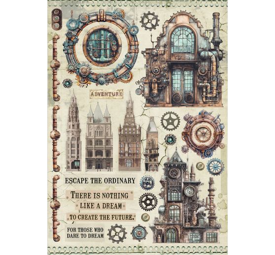Junk Journal Book « Voyages Fantastiques »