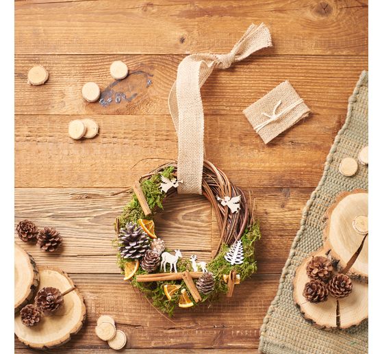 Couronne en osier « Tobi »