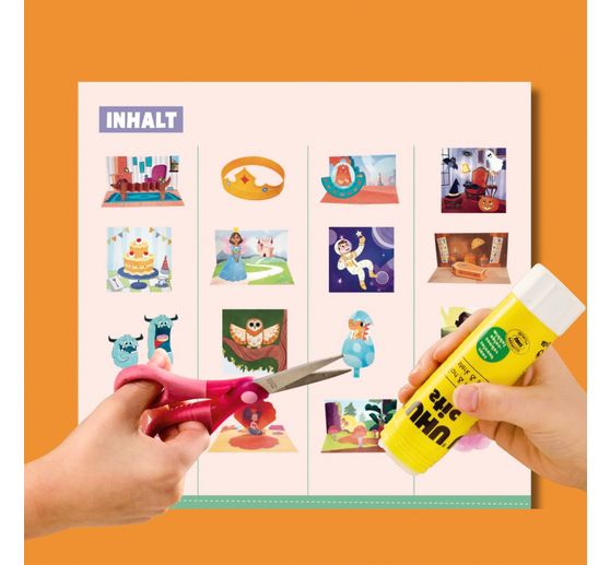 Boek "Der Verbastelblock für kreative Kids. Kunterbunter Spaß"