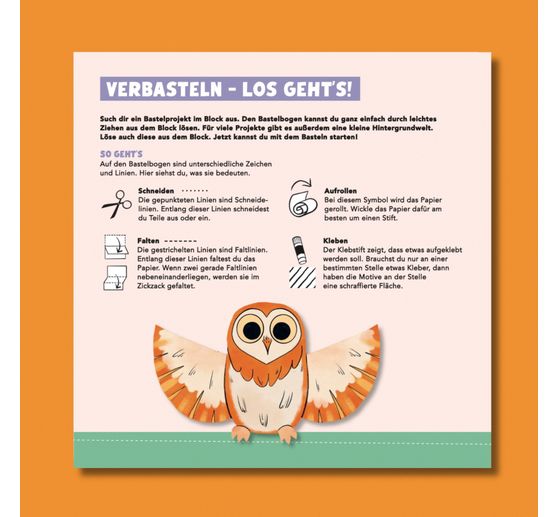 Boek "Der Verbastelblock für kreative Kids. Kunterbunter Spaß"
