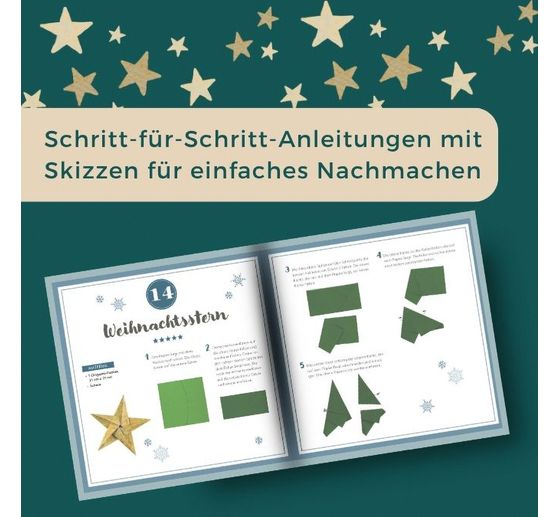 Livre « Winterzauber. Origami-Adventskalender »