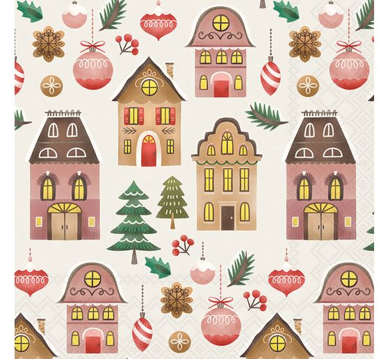 Servet "Christmas at home"