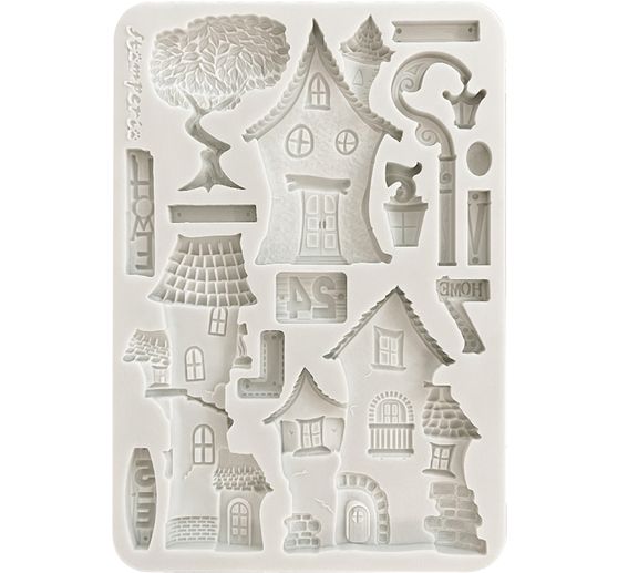 Siliconen vorm A5 "Furry Friends - Houses"