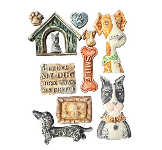 Siliconen vorm A5 "Furry Friends - Dogs"