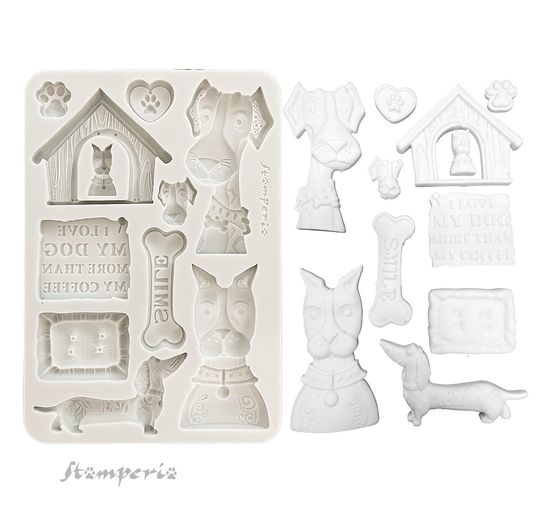 Siliconen vorm A5 "Furry Friends - Dogs"