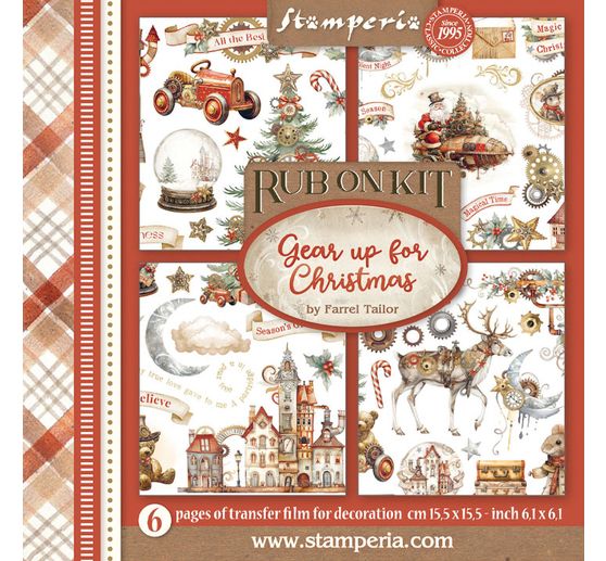 Rub On assortiment "Gear up for Christmas"