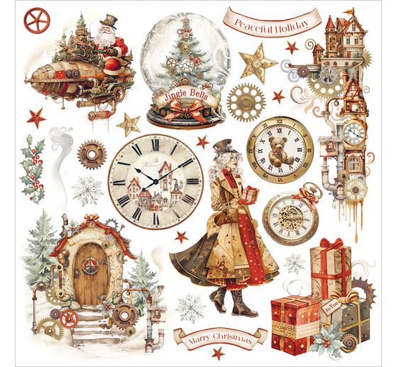 Rub On assortiment "Gear up for Christmas"