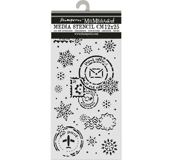 Sjabloon "Gear up for Christmas - Snowflakes"