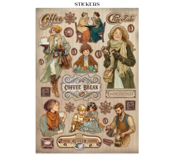 Junk Journal Book « Coffee and Chocolate »