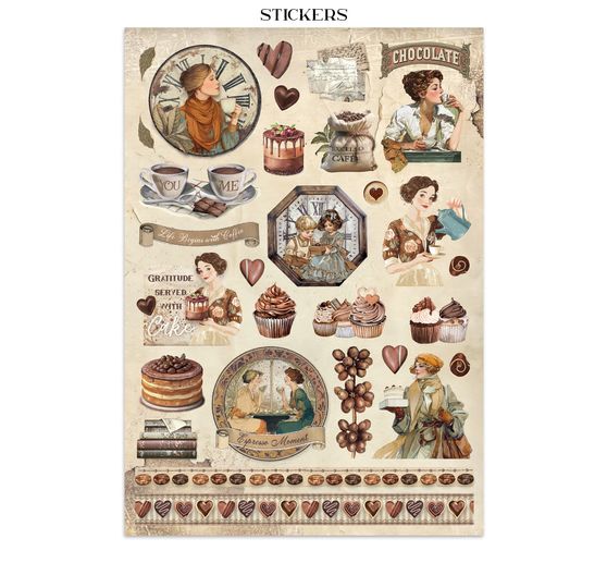 Junk Journal Book « Coffee and Chocolate »