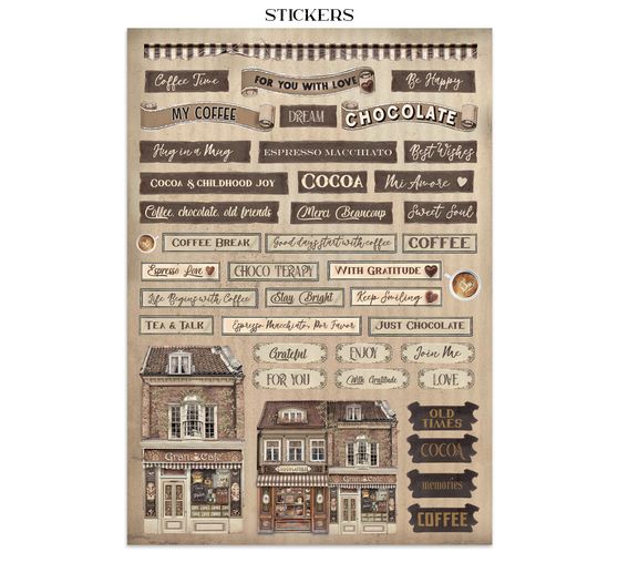 Junk Journal Book « Coffee and Chocolate »