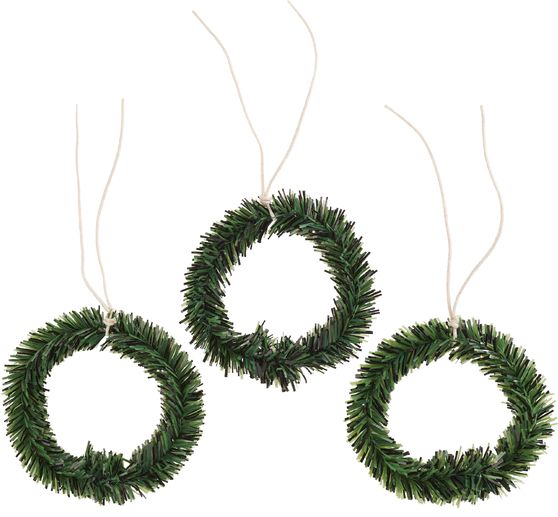 Miniature wreaths with loop