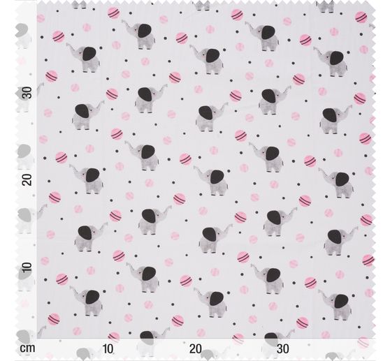 Tissu coton au mètre « Éléphant Lilo »