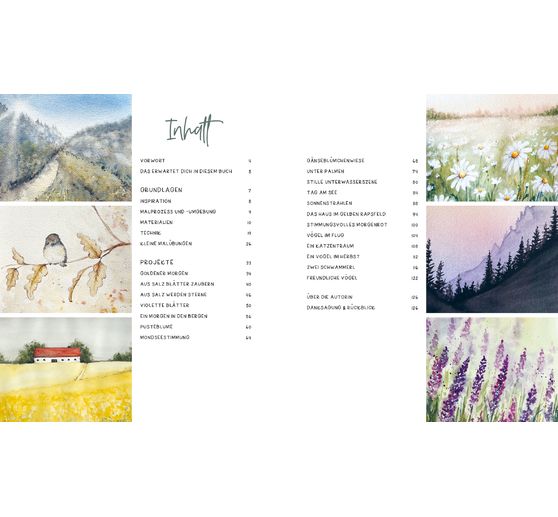 Livre « Watercolor - Nature Dreams »