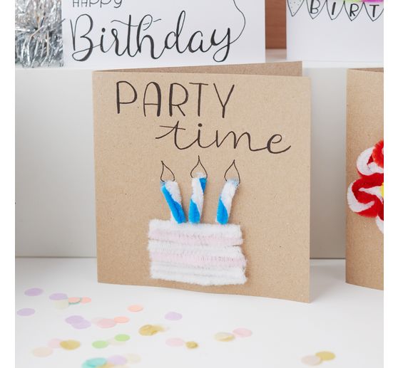 VBS Chenilledraad "Gestreept"